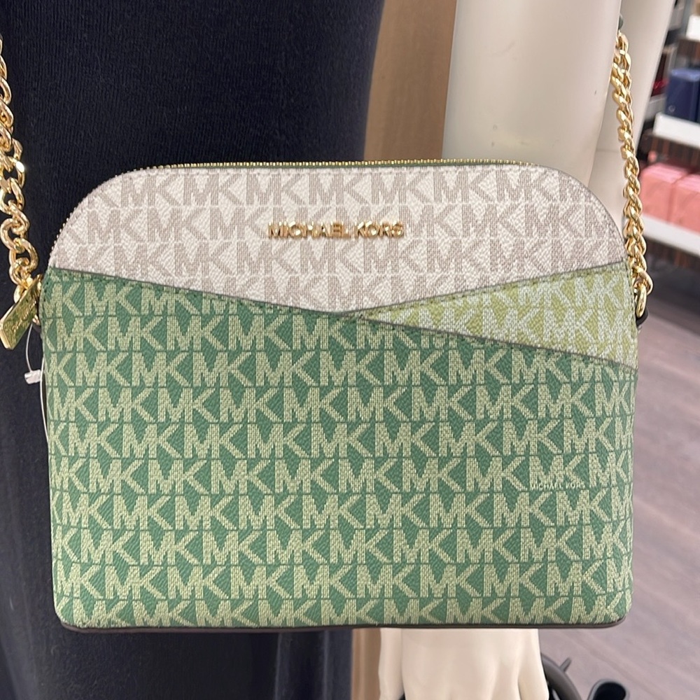 MICHAEL KORS
Jet Set Travel Medium Color-Block Signature Logo Dome Crossbody Bag - Picture 7 of 16